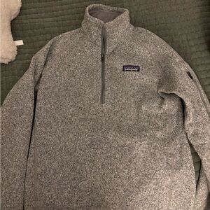 Patagonia Women's Gray Quarter-Zip Fleece